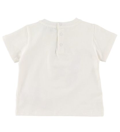 Emporio Armani T-shirt - Hvid m. Snowboarder
