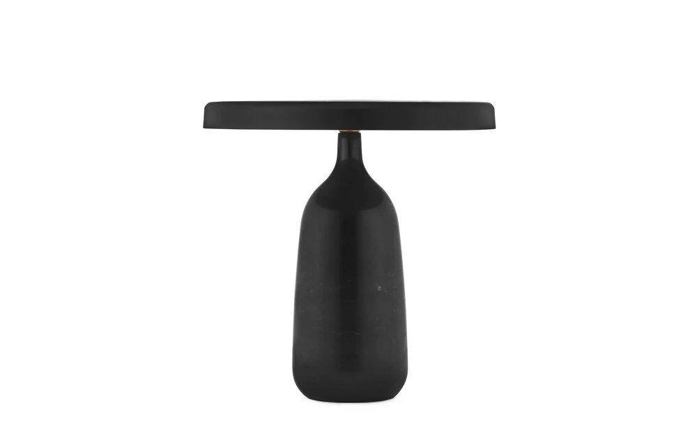 Normann Copenhagen  Eddy bordlampe EU, sort, marmor - H33,6/Ø32 cm
