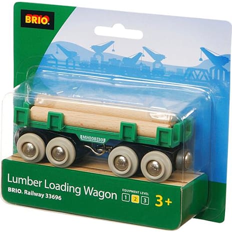 BRIO 33696 Togvogn med tømmer