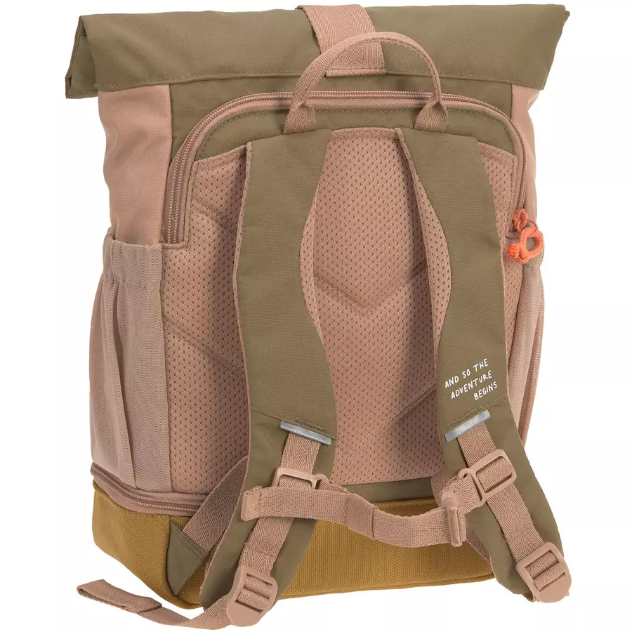 LÄSSIG Mini Rolltop Backpack, Nature hazelnut