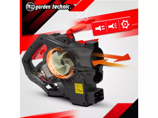 ELEM GARDEN TECHNIC Aspirateur souffleur broyeur de feuilles 3000 W