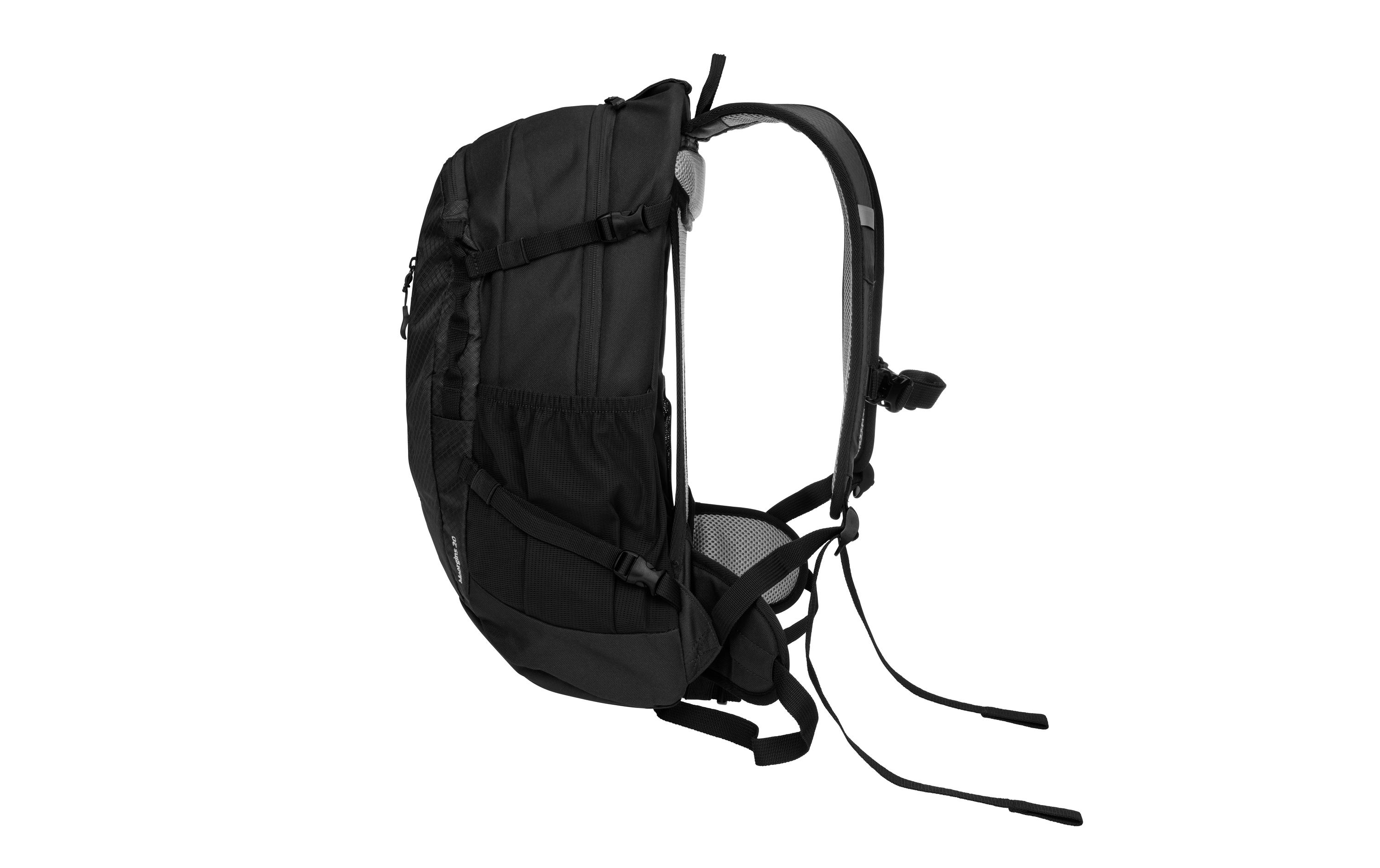 Wanderrucksack Moorgins 20 l, SchwarzFunktionaler und bequemer Bergrucksack für das ganze Jahr