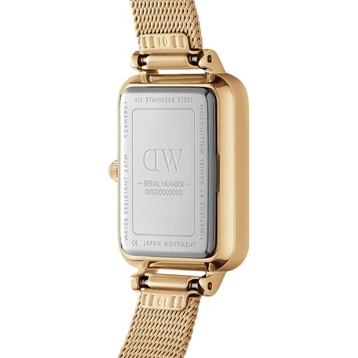 Daniel Wellington Quadro Unitone DW00100485 Dameur, Guld, 20 mm