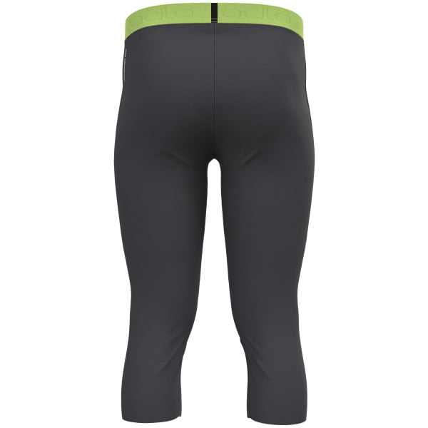 Collant thermique ODLO REVELSTOKE PW 150 BL BOTTOM 3/4 DARK GREY MELANGE/SHARP GREEN