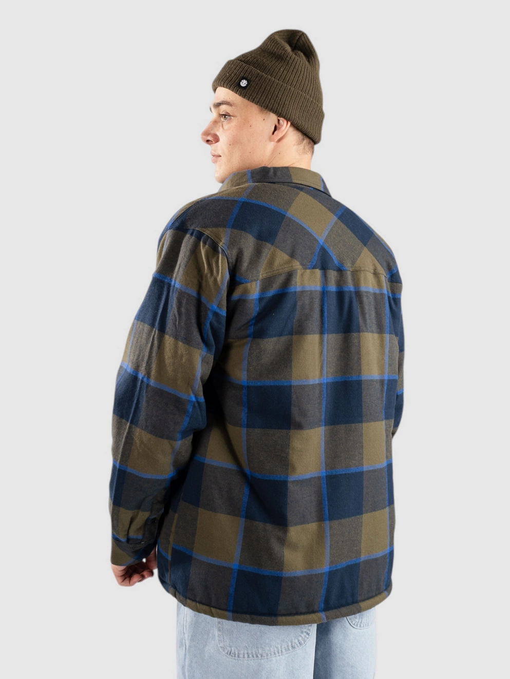Dravus Sherpa Flannel Shirt green