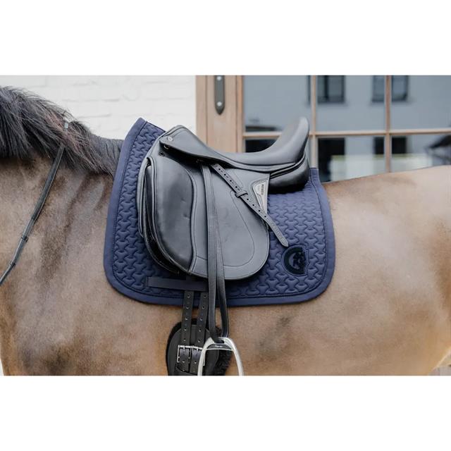 Zadeldek Kentucky Plaited 3D Logo Dressuur Donkerblauw