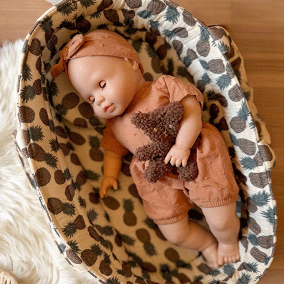minikane babypop met slaapoogjes emilie - 36 cm
