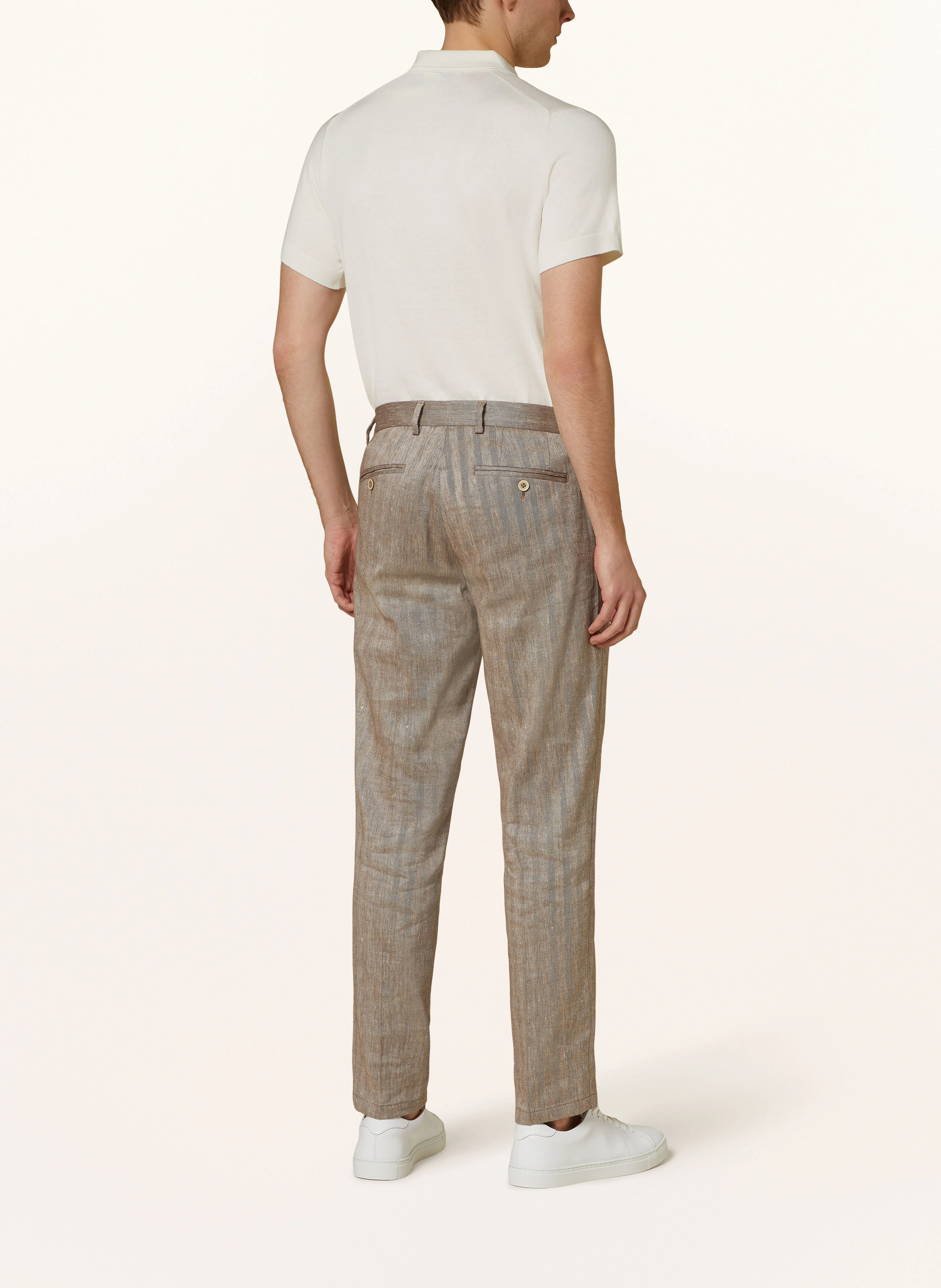 PAUL Hose Slim Fit mit Leinen