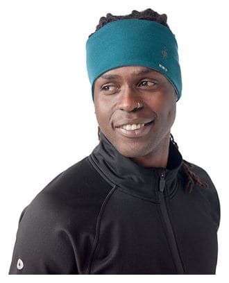 Bandeau Reversible Smartwool Thermal Merino Bleu