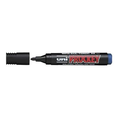 UNI PROCKEY PM - Marqueur permanent - pointe ogive - bleu