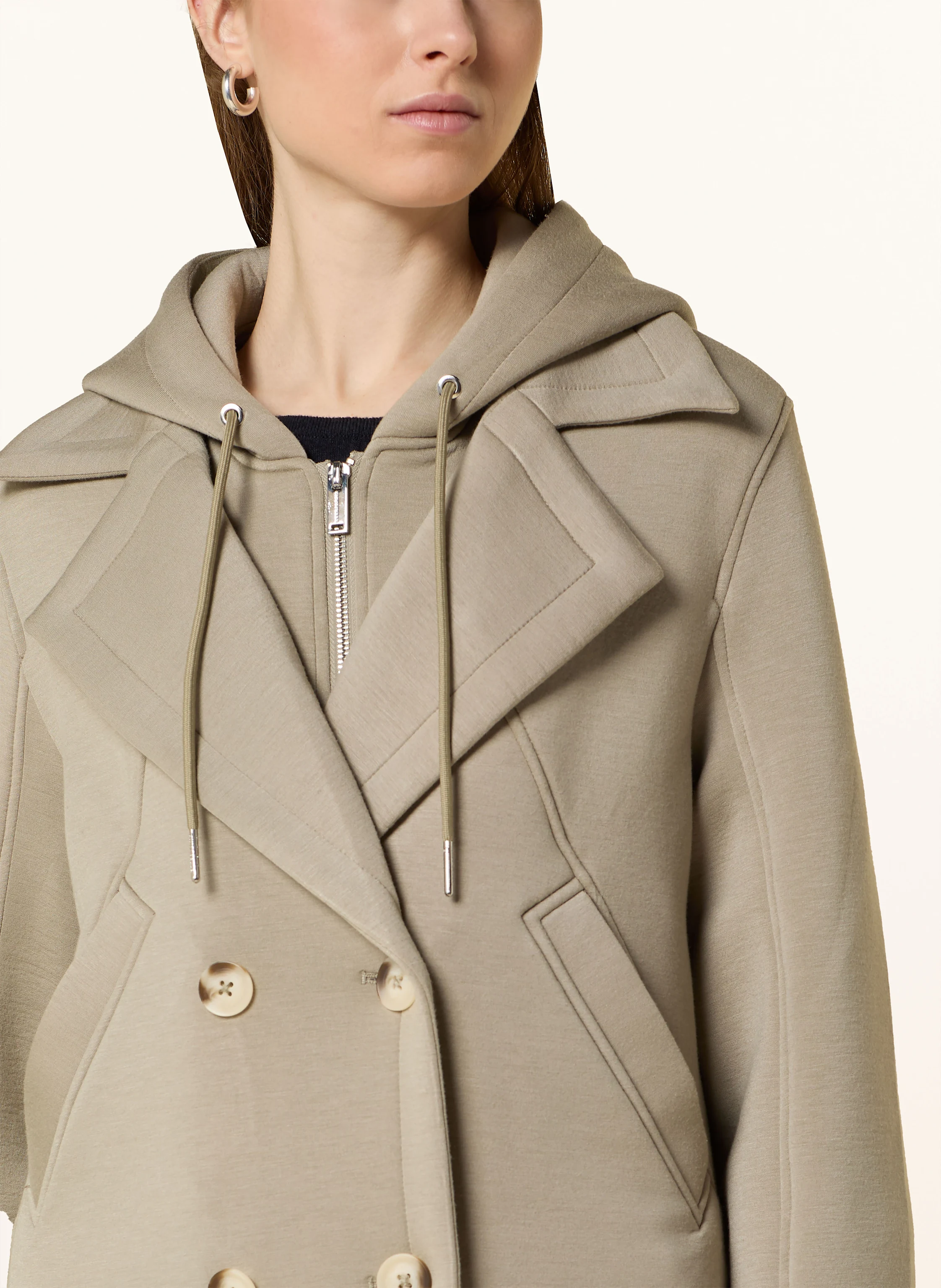 RINO & PELLE Jacke JENNIFER mit abnehmbarer Kapuze