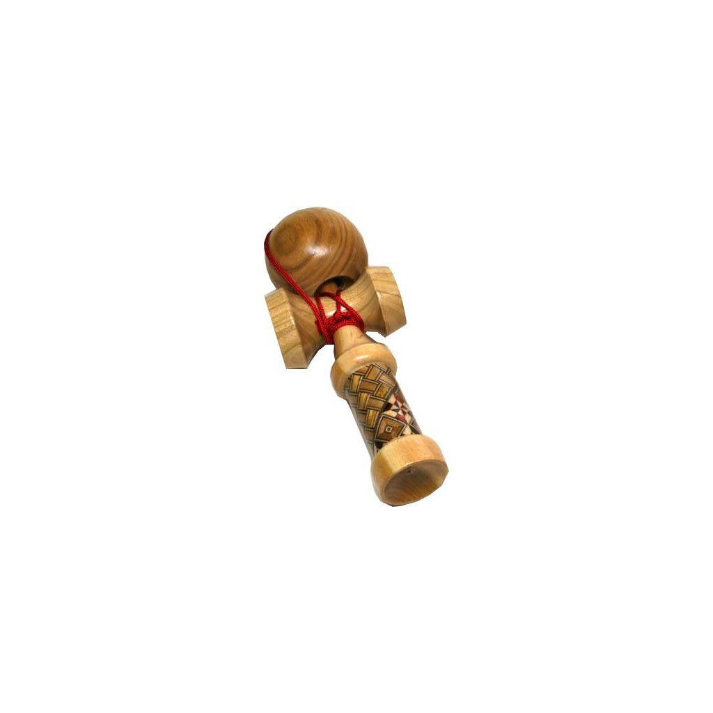 Kendama japonais en marqueterie Yosegi