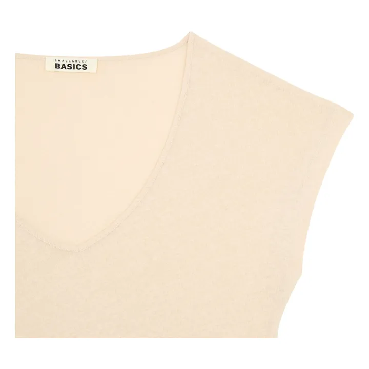 SMALLABLE BASICS T Shirt Femme Manche Courte  | Craie