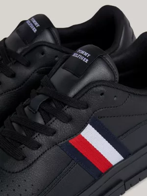 Tênis Signature Tape com cadarço e sola cupsole