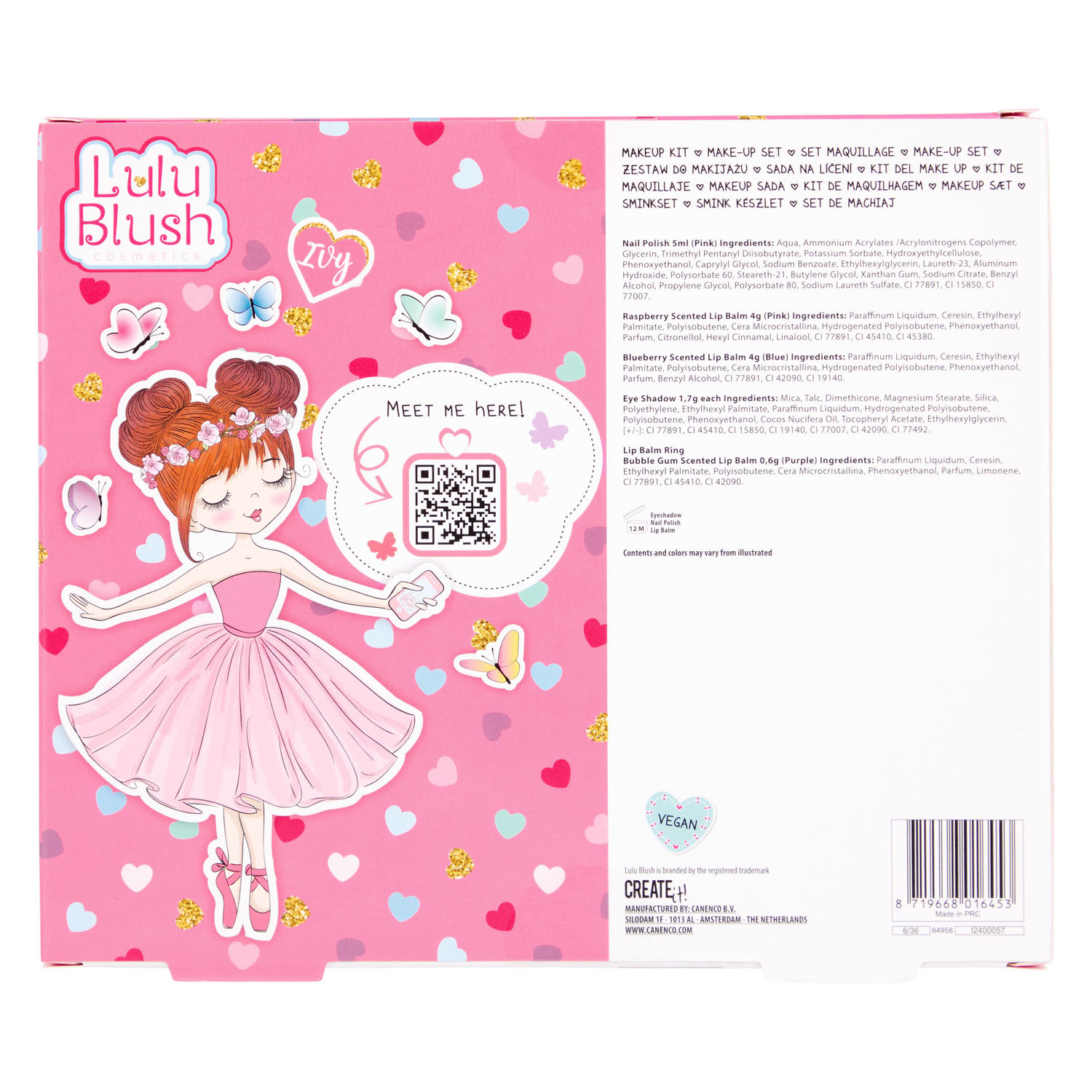 Lulu Blush Make-Up Set, 8dlg.