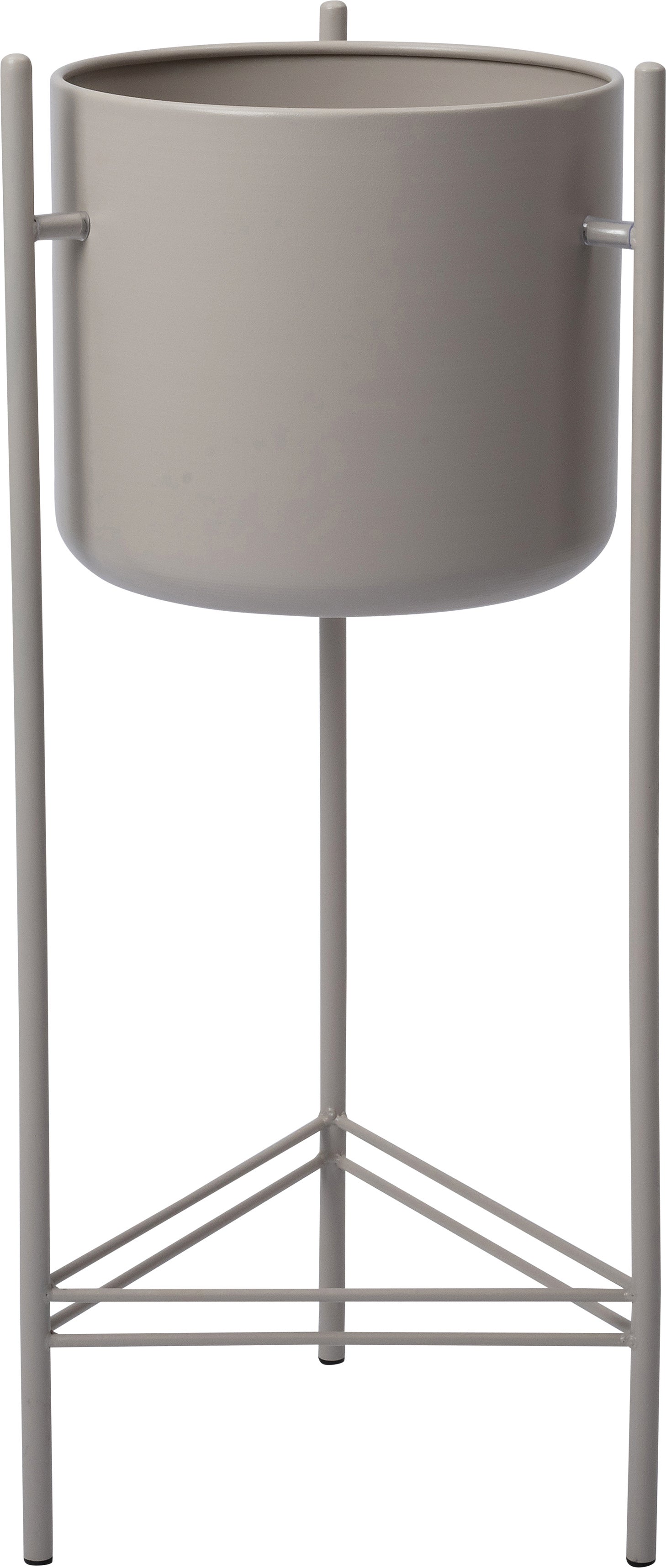 Intratuin bloempot Vajen op poten grijs D 28 H 66 cm