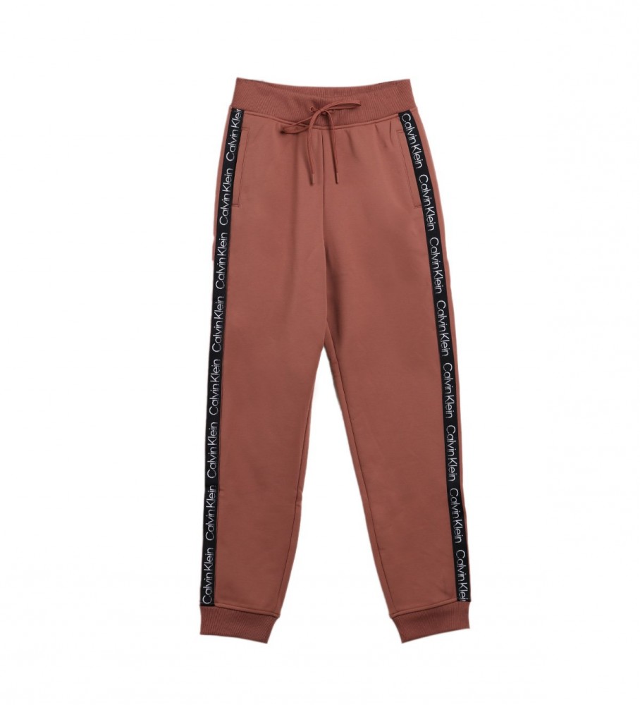 Calça de moletom marrom Calvin Klein