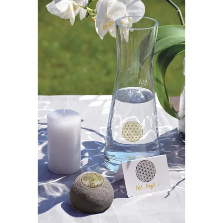 Avery Zweckform Z-Design 56817, Sticker auf Rolle, Lebensblume, -baum, 50 Aufkleber