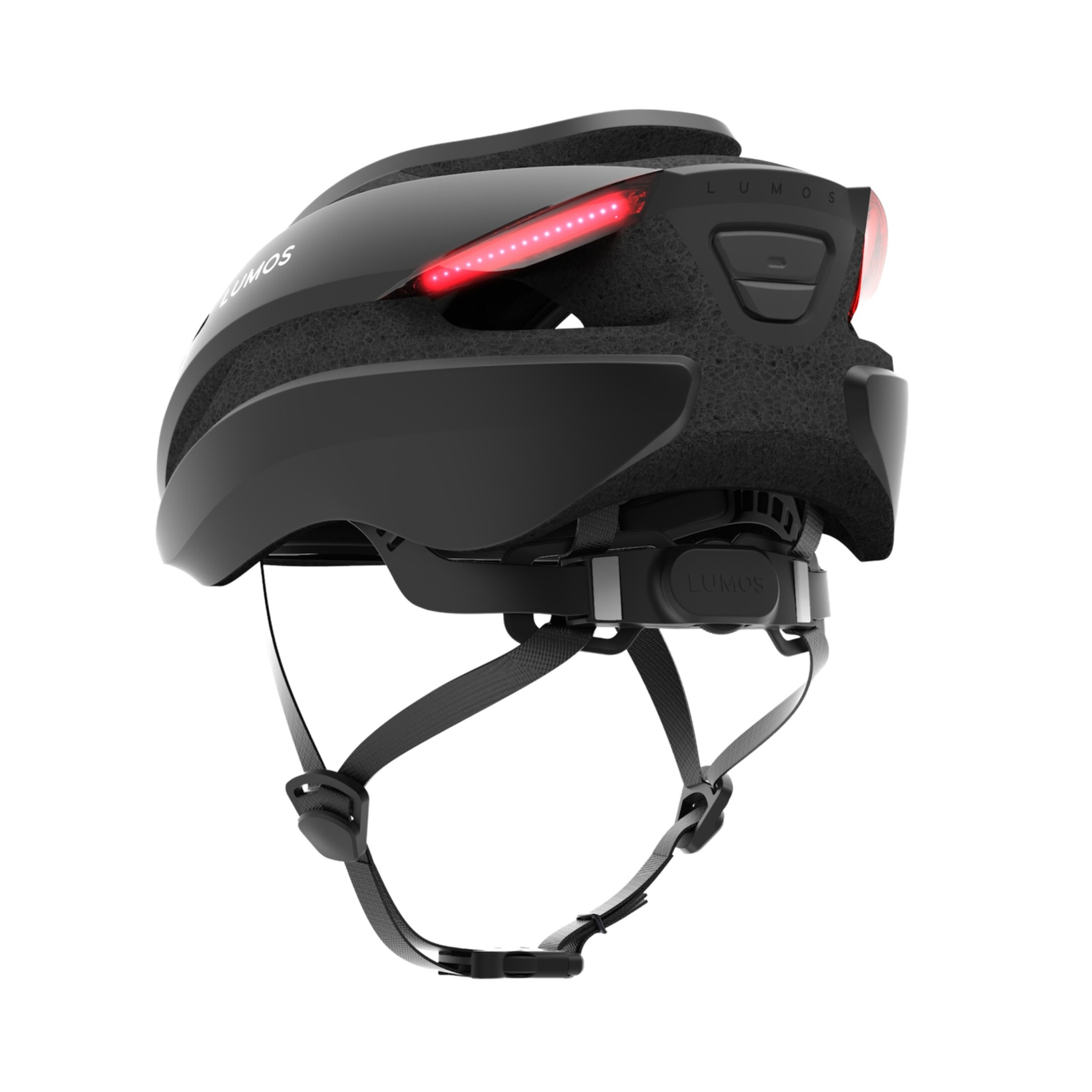 (Gr. S) Ultra Mips Verstellbarer Fahrrad Helm Velo Kopf Schutz mit Front- und Rücklicht / Blinkerfunktion - Schwarz