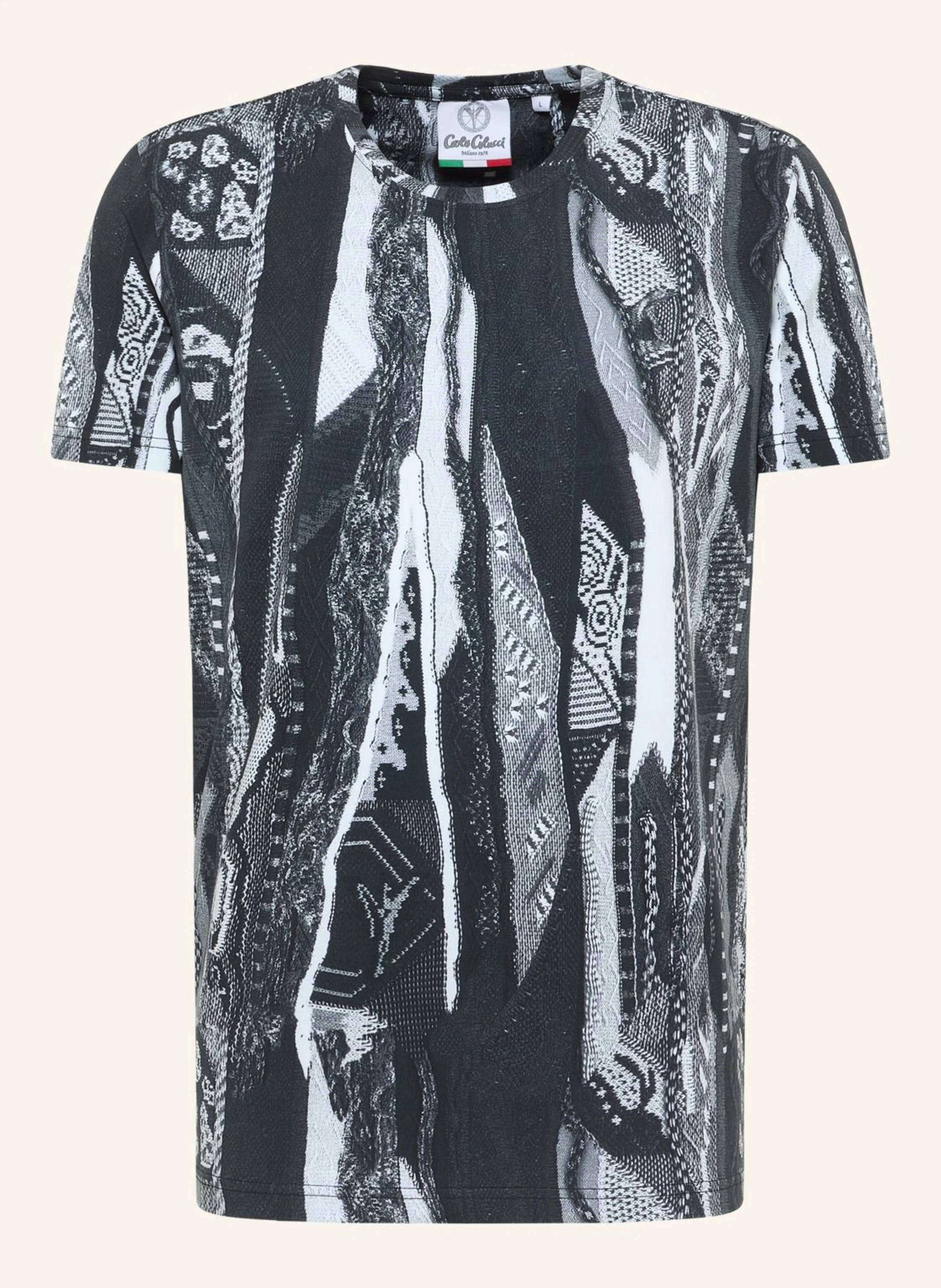 CARLO COLUCCI T-Shirt mit Knitprint EGON