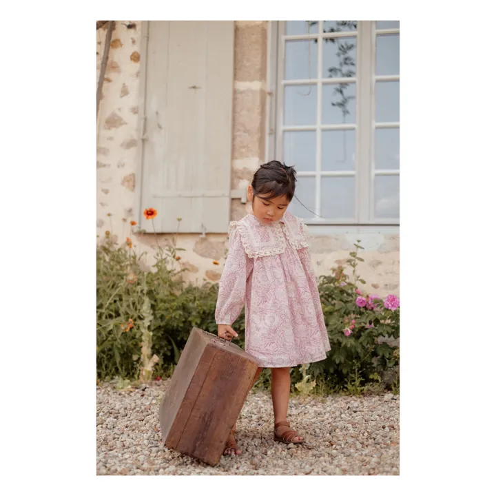 Louise Misha Robe Arinola Col Dentelle | Rose