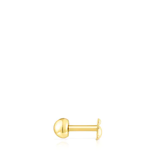 Piercing de aço IP dourado para jardim virtual