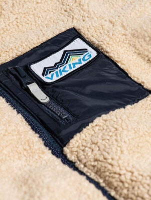 Viking Playtime Vendbar Fleecejakke, Navy