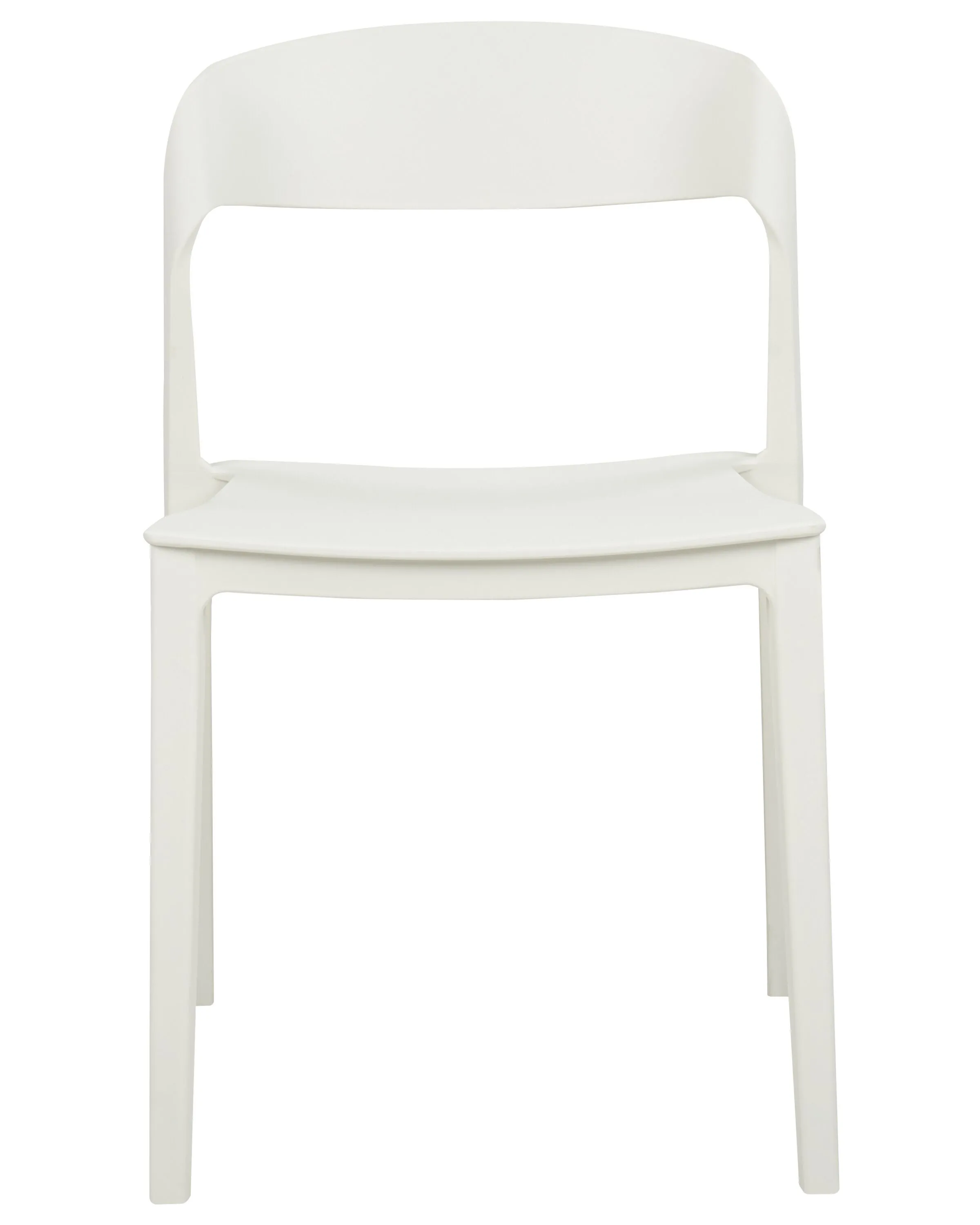 Set van 2 eetkamerstoelen SOMERS Wit
