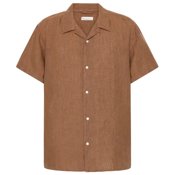 KnowledgeCotton Apparel - Box S/S Linen Shirt - Chemise