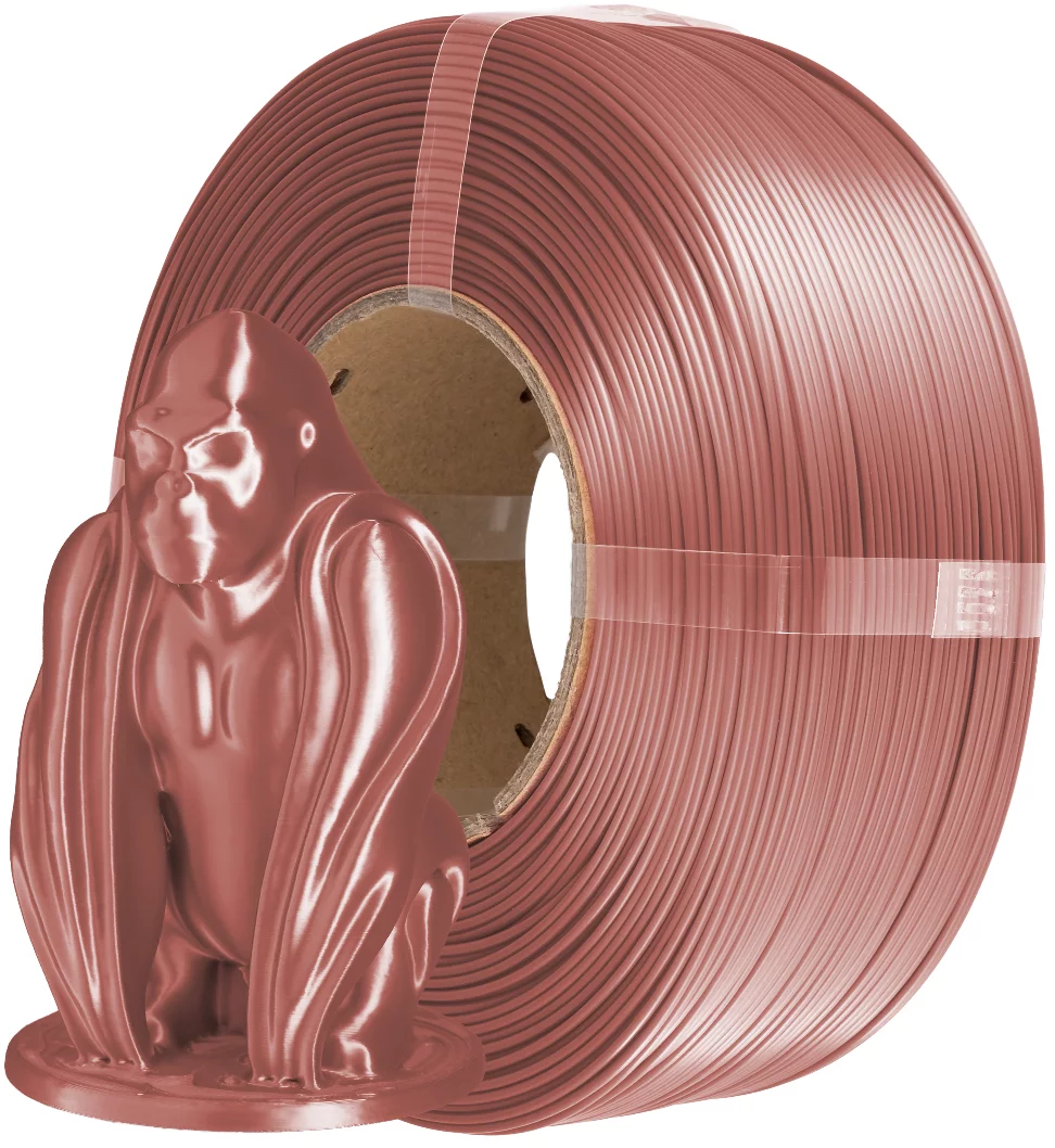 AzureFilm  PLA Silk Refill Dark Copper, 1,75 mm / 1000 g    Hochwertiges Filament mit Silk-Effekt in Dark Copper, ohne Spule