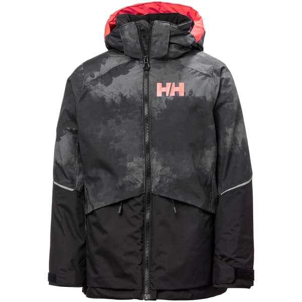 Veste de ski HELLY HANSEN JR STELLAR JACKET BLACK AOP