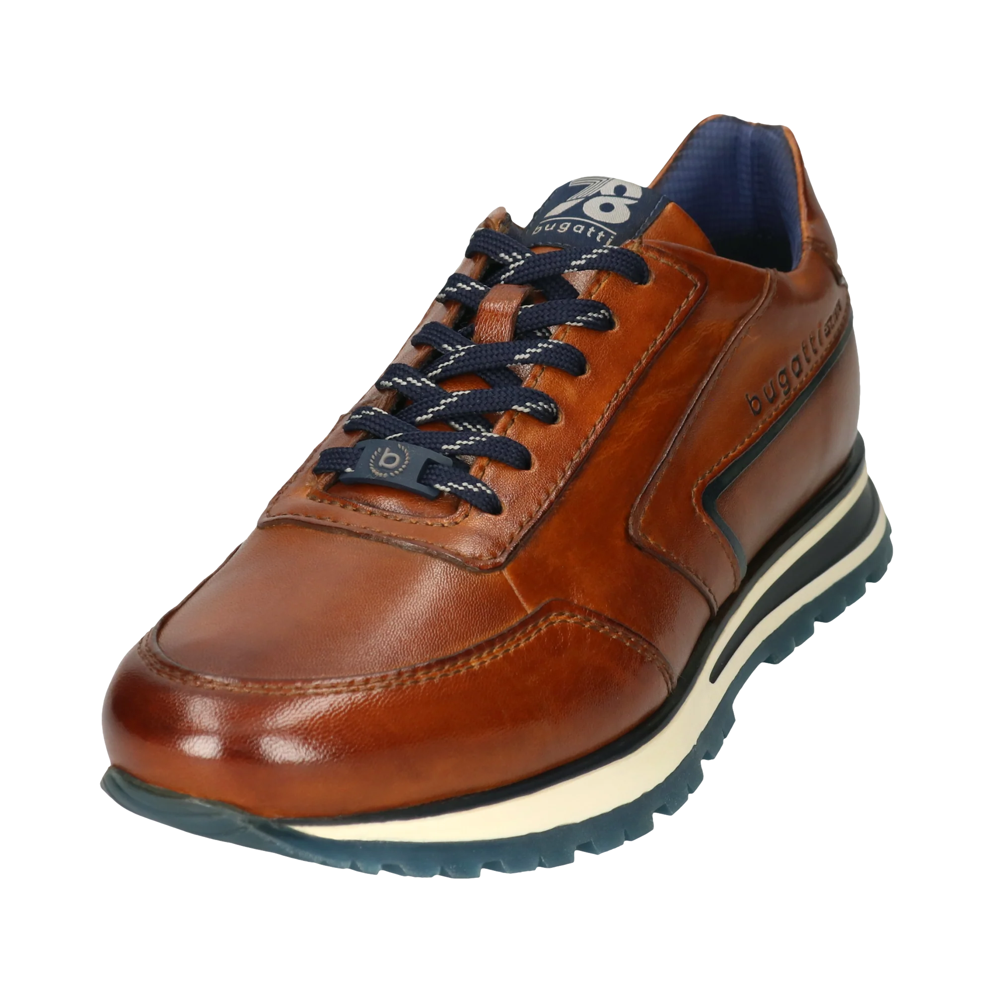 Leder Sneaker cognac