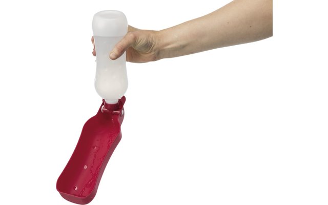 Jollypaw Flasche mit Trinknapf Edelstahl/Kunststoff 500 ml