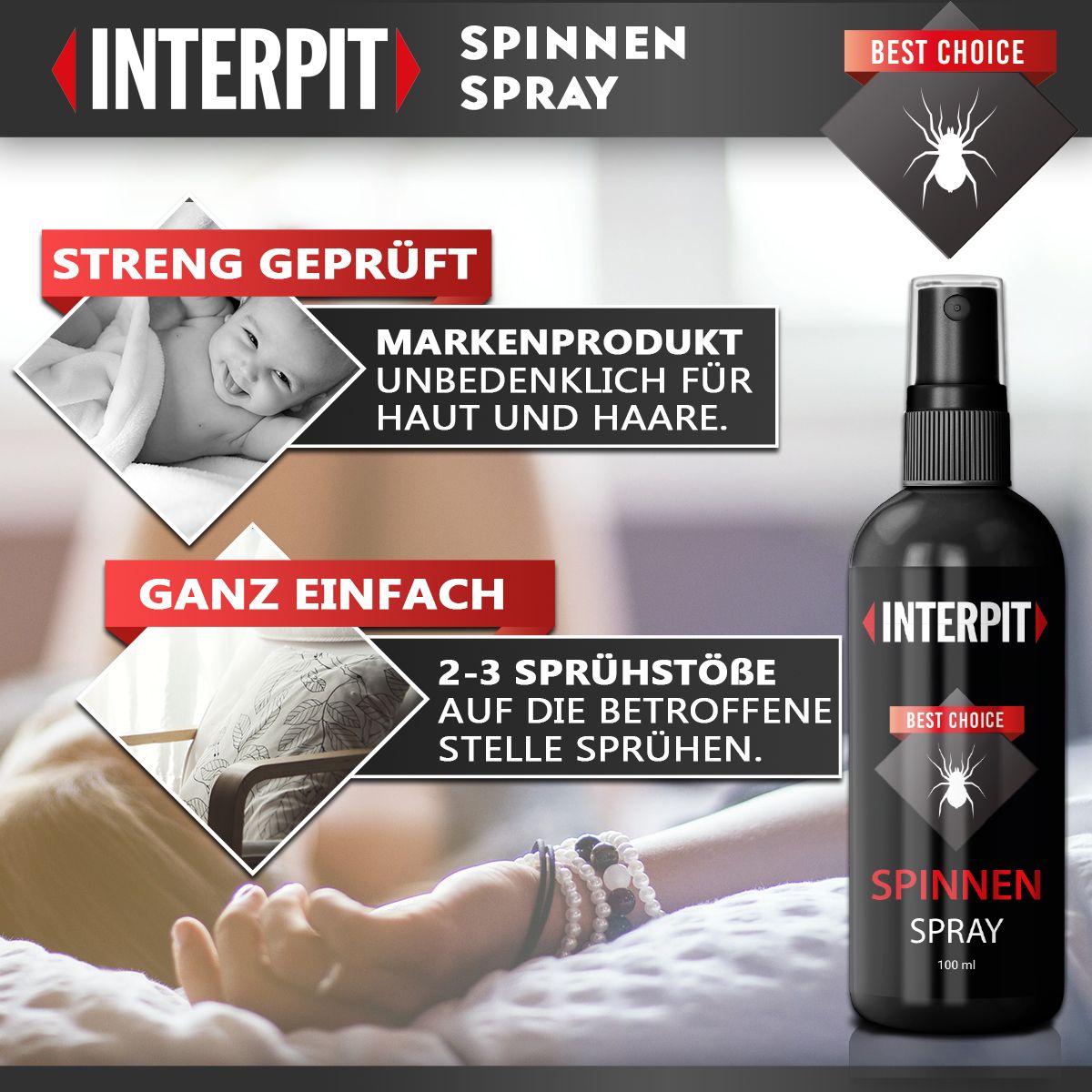 Interpit® | Anti Spinnen Spray