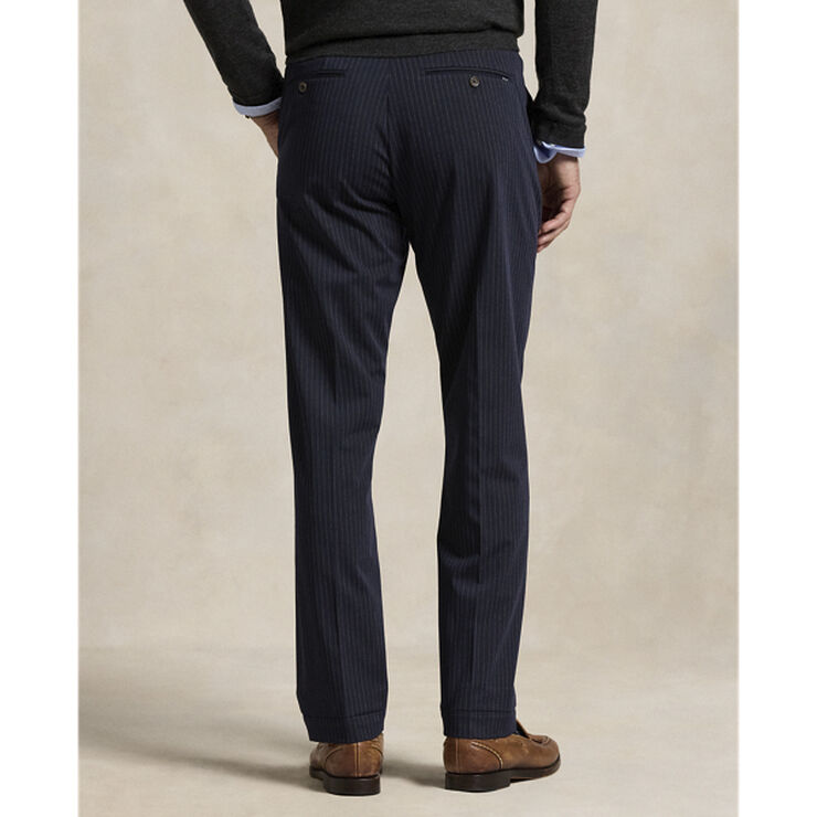 Polo Ralph Lauren TAILORED TWILL BLND-MODERN NEWPORTP Navy pinstripe