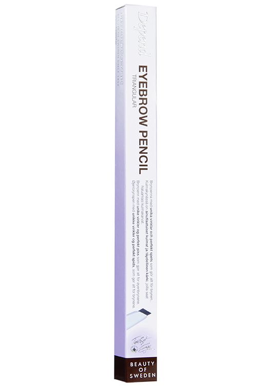 Eyebrow pencil triangular