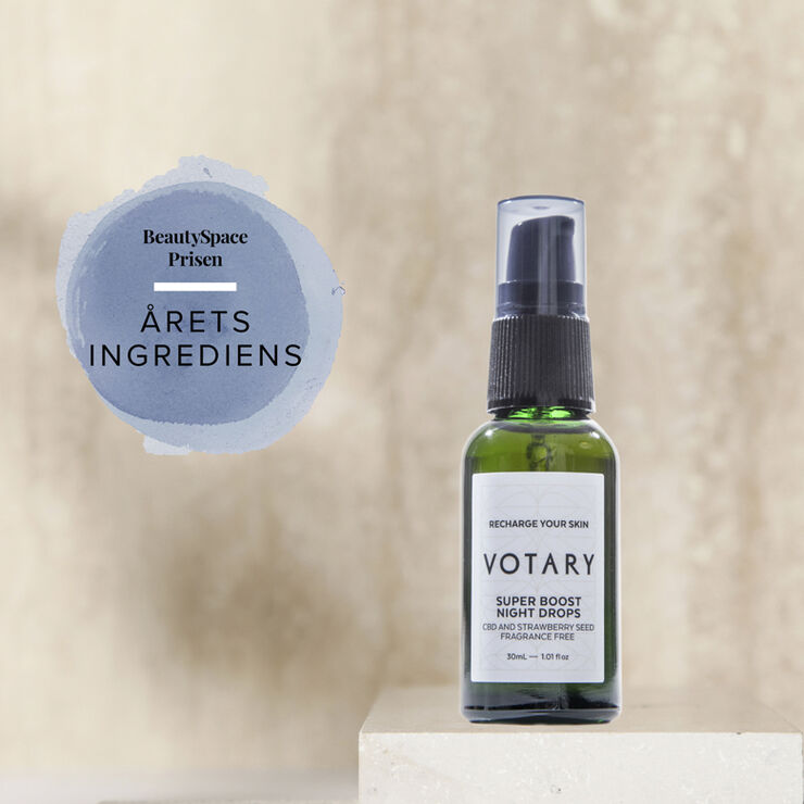 VOTARY Super Boost Night Drops - CBD and Strawberry Seed