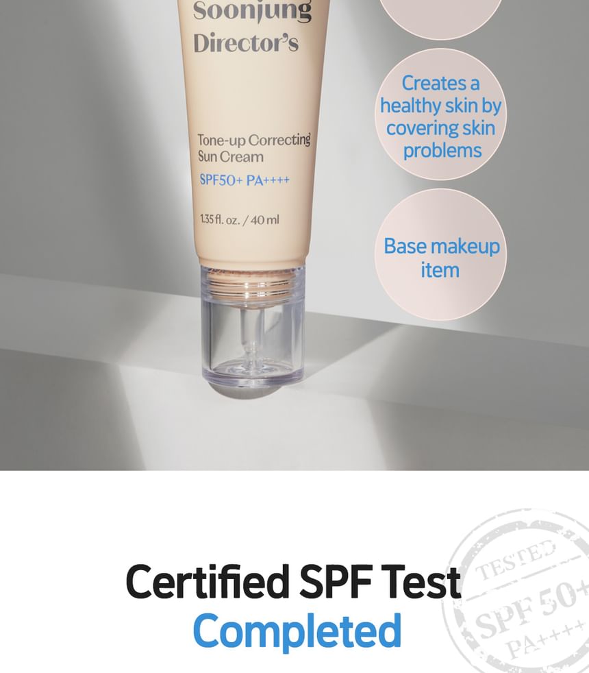 ETUDE - Soon Jung Director's Tone-up Corrigerende Zonnebrandcrème