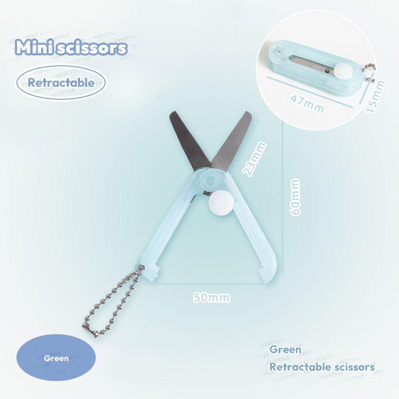 NEJA - Intrekbare mini-schaar sleutelhanger