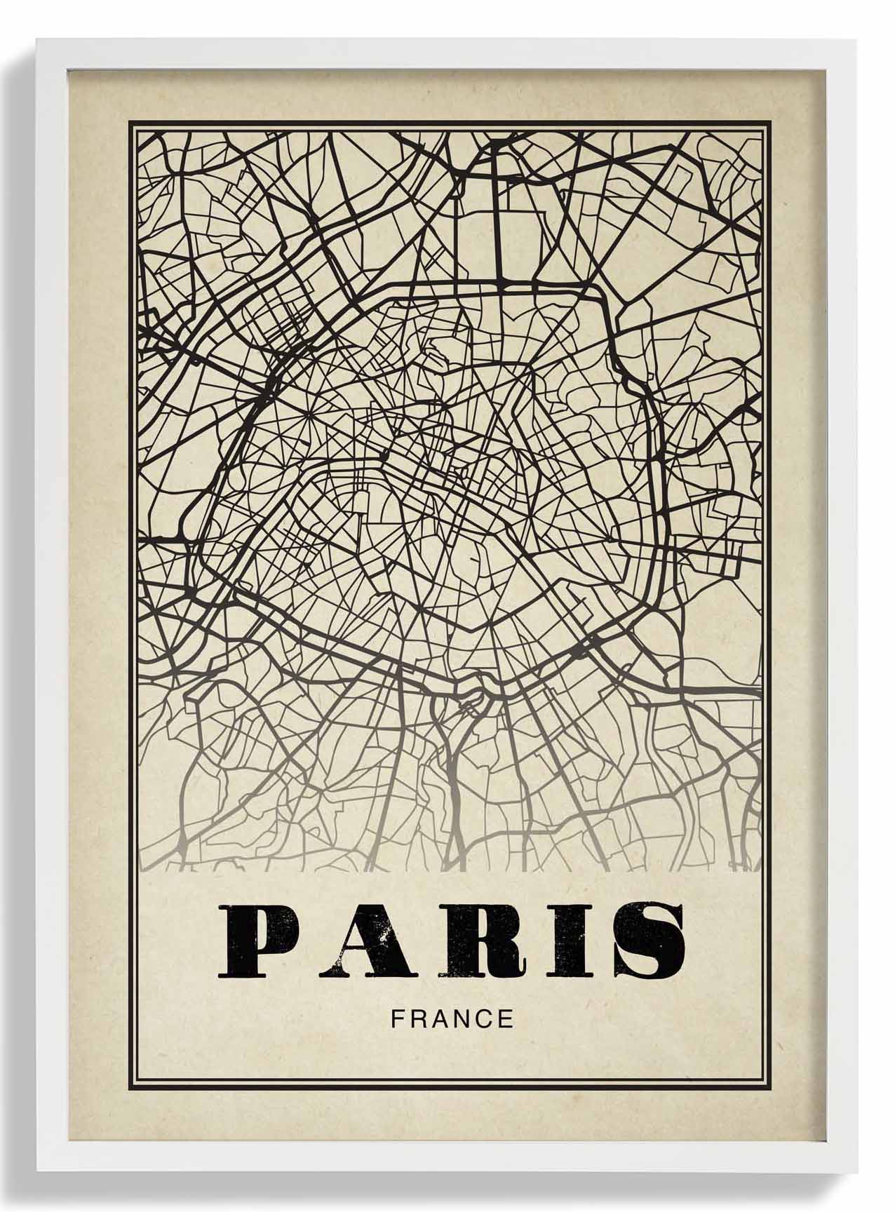 Paris Stadt Sepia