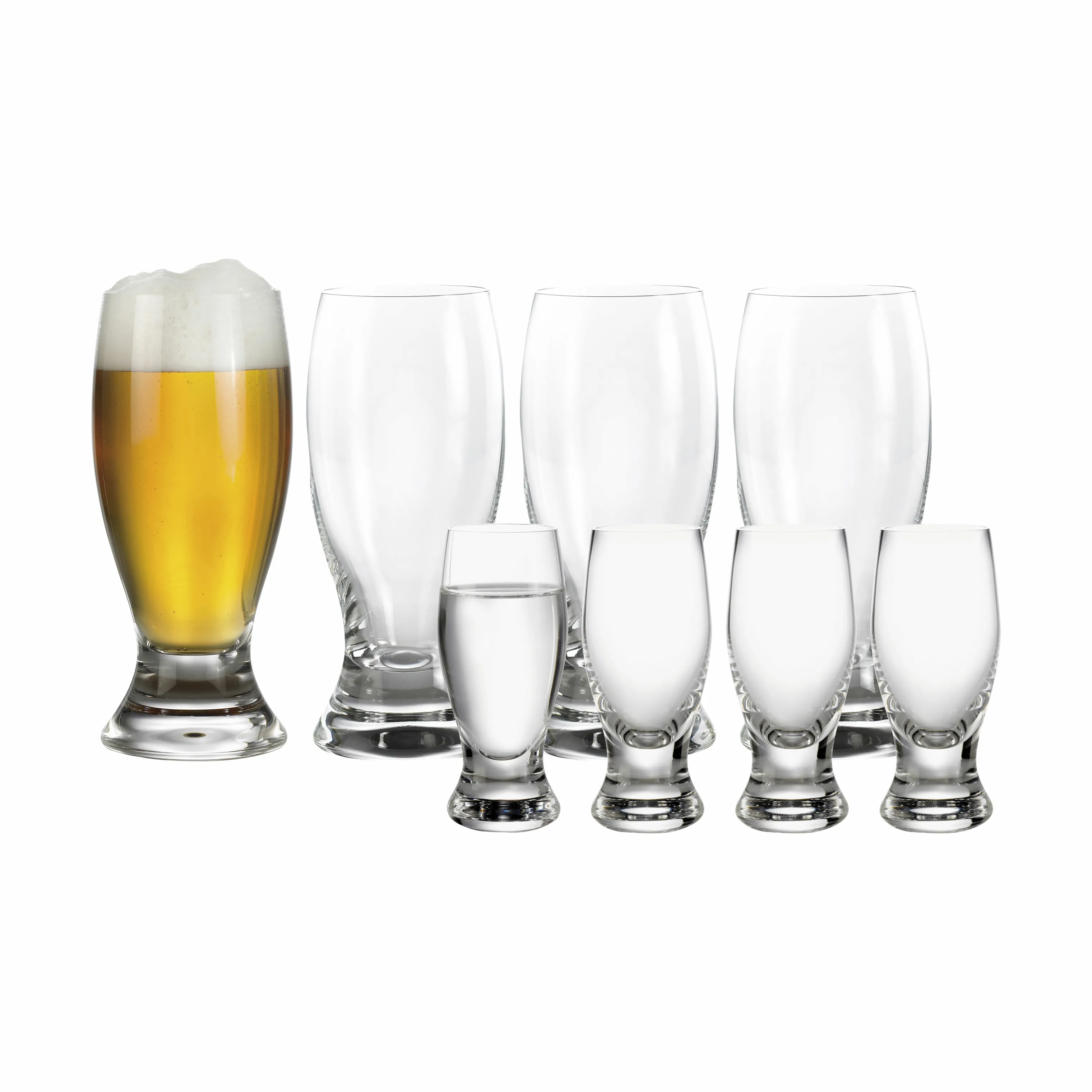 erik bagger a/s Ølglas og Snapseglas - 8 stk.