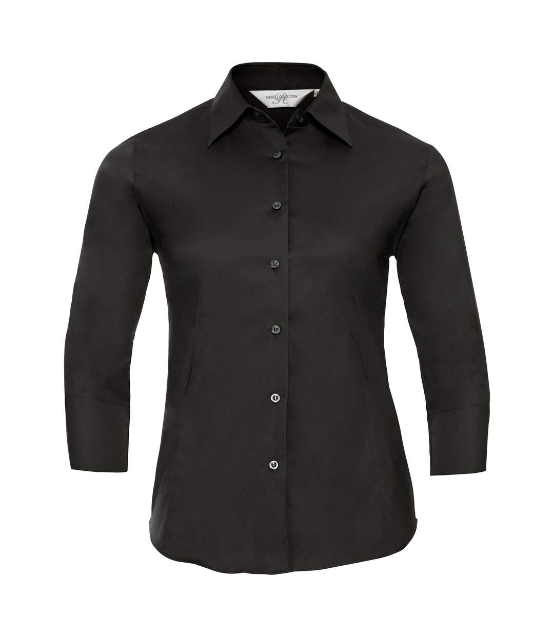 Russell Collection - Chemisier à manches 3/4 - Femme (Noir) - UTBC1030
