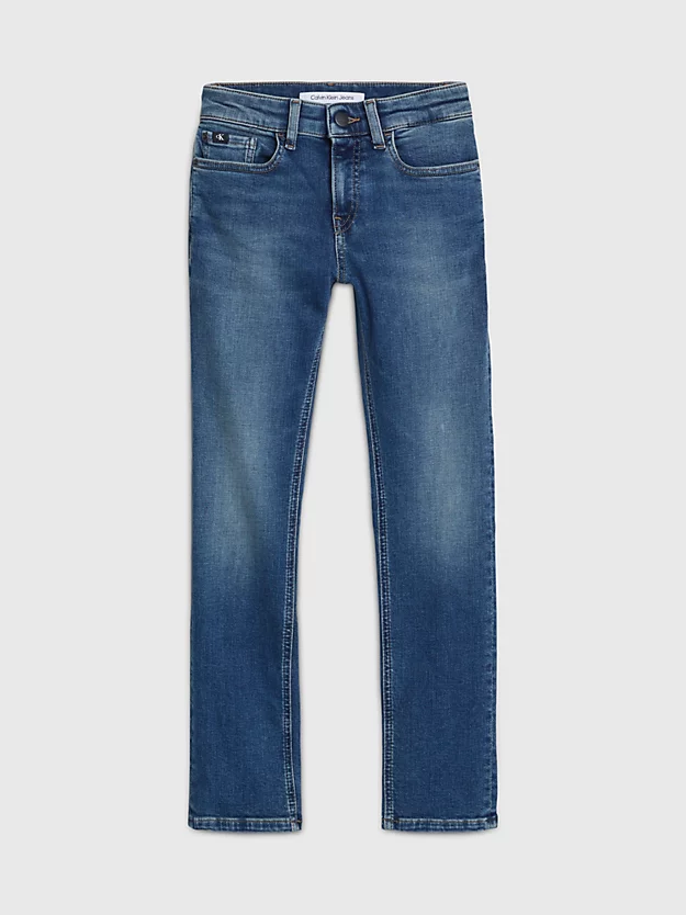 Calça jeans slim de cintura média