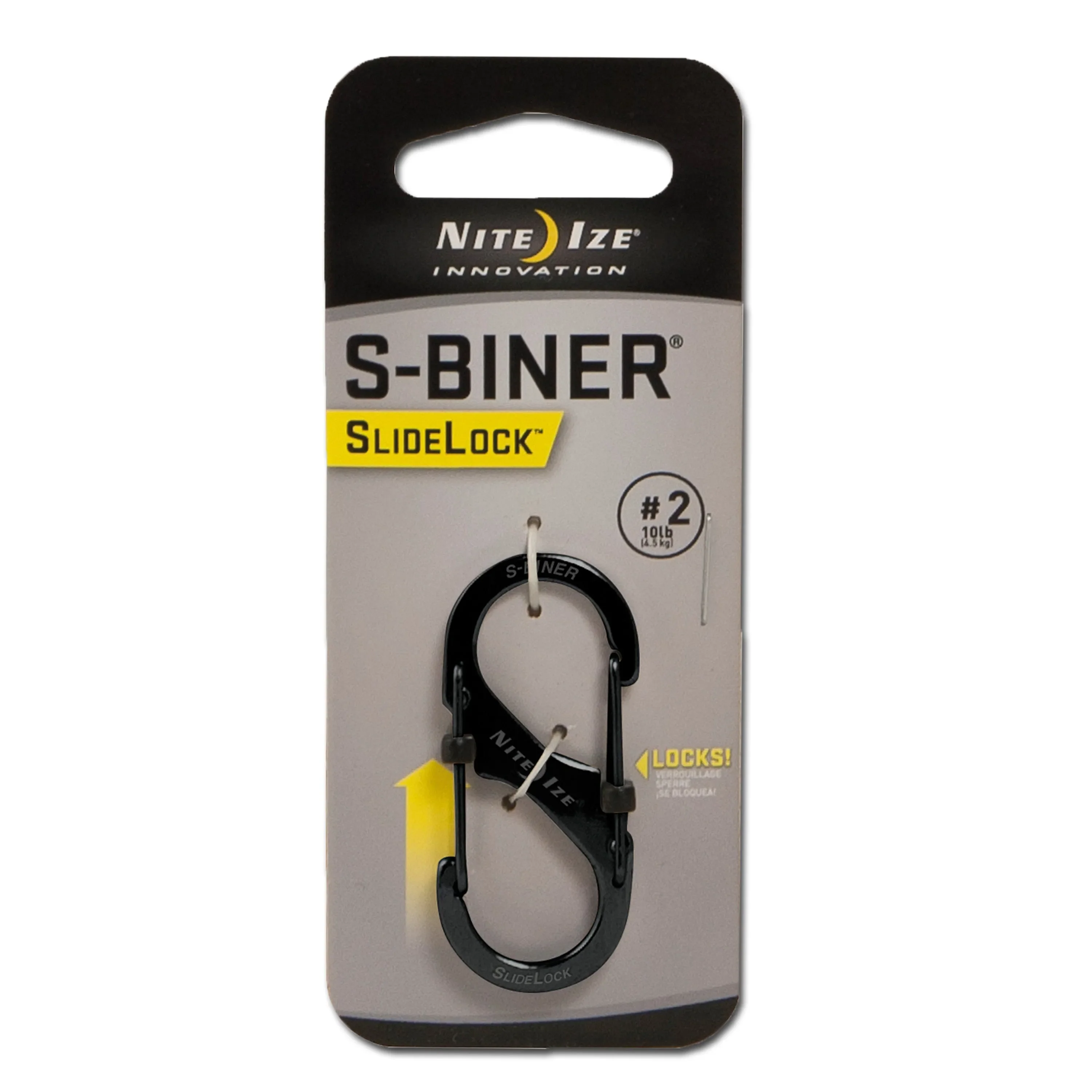 Nite Ize -  Karabiner S-Biner SlideLock Edelstahl