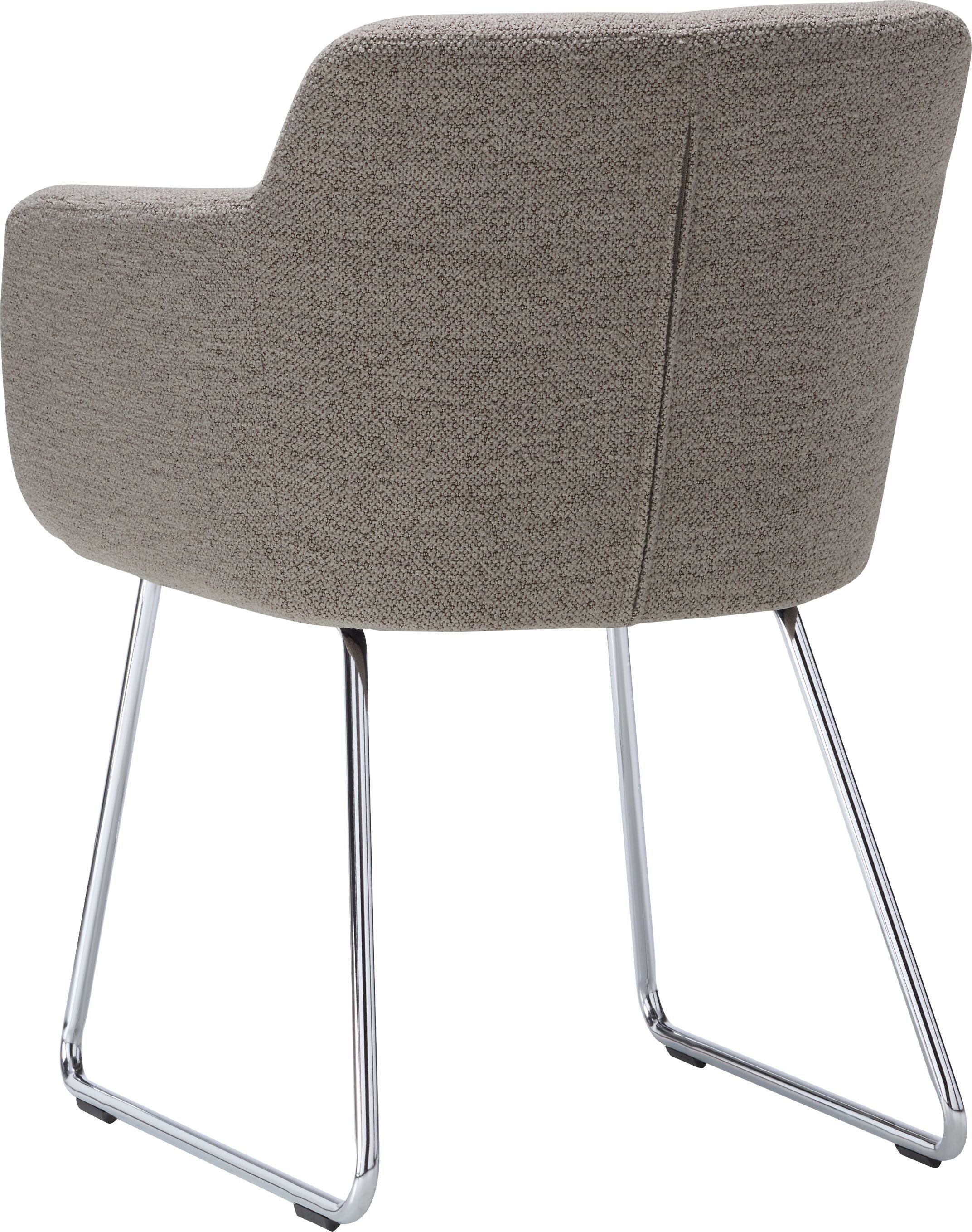 PECORA Stuhl - Taupe / B: 57.5 cm x T: 58.0 cm x H: 76.0 cm