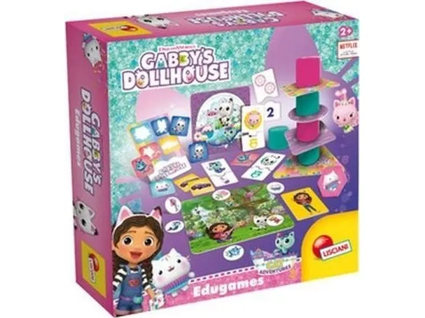 Lisciani Cat house Gabi collection of educational games.03348