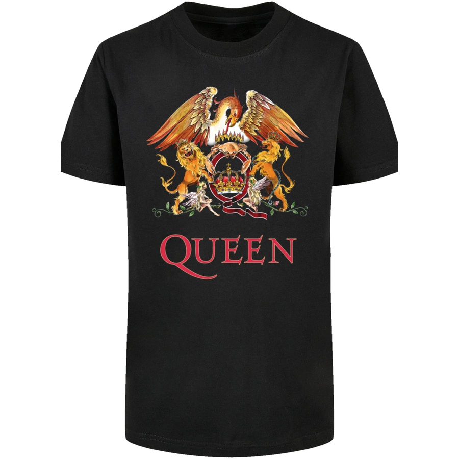 F4NT4STIC Basic Kids Tee Queen Classic Crest schwarz