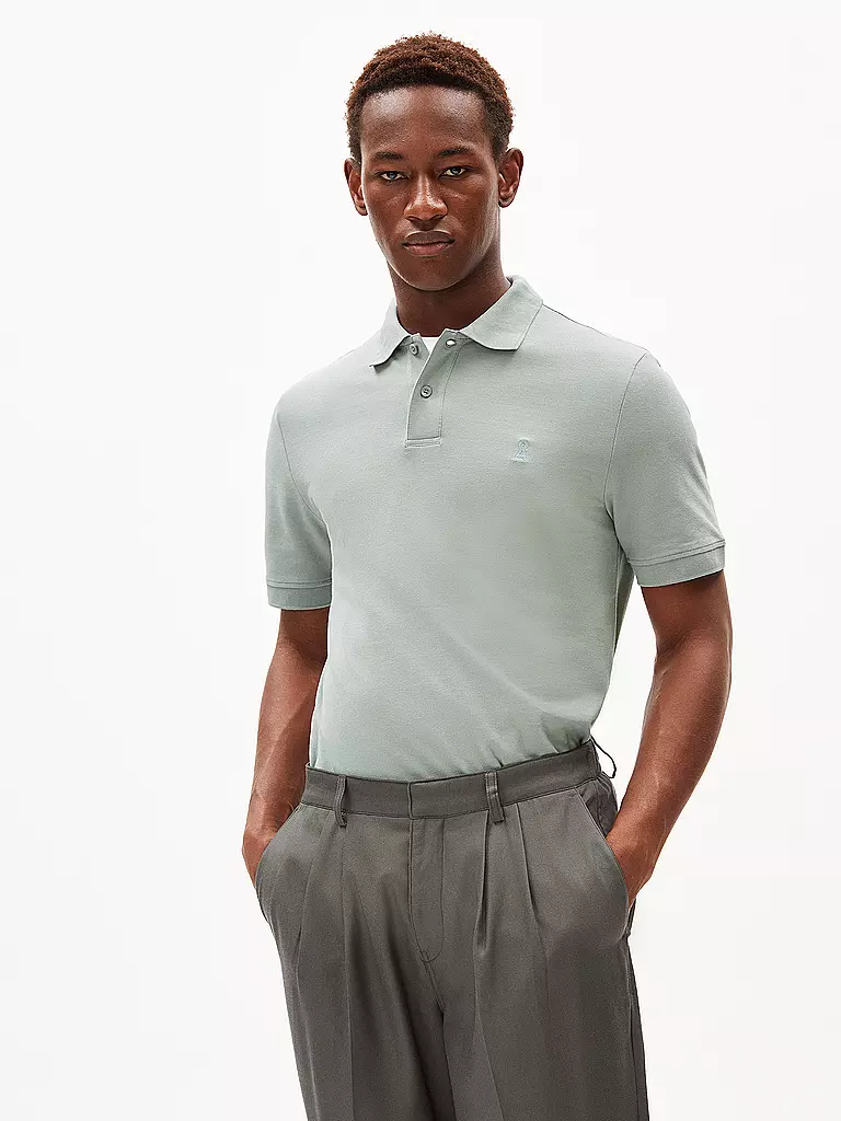 ARMEDANGELS Poloshirt FIBRAA hellgrün