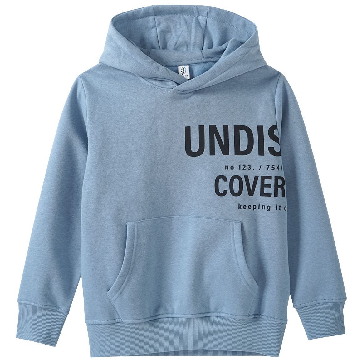 Yigga Jungen Hoodie mit Schriftzug blau