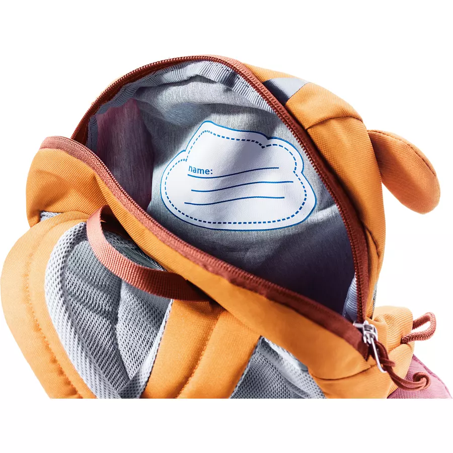 deuter Kinderrucksack Kikki Mandarine-Redwood